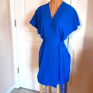💖💖💖NWT Topshop Wrap Dress in Blue